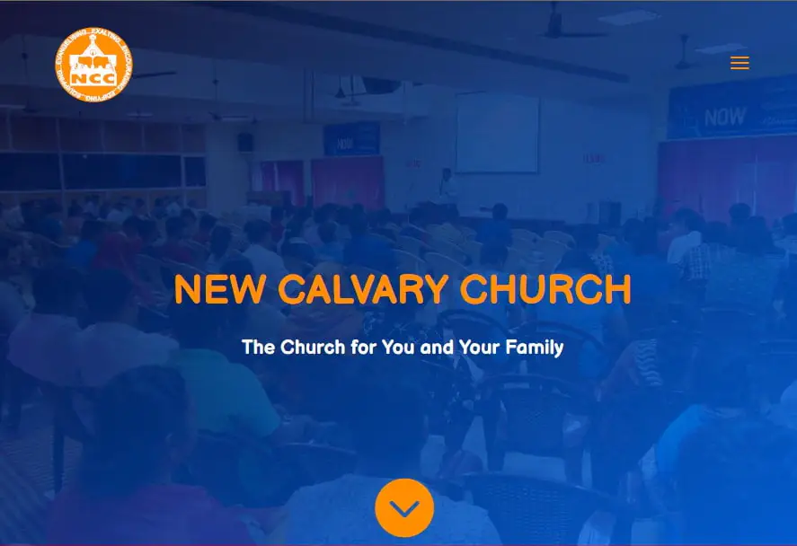 newcalvarychurch-screenshot New Calvary Church Website