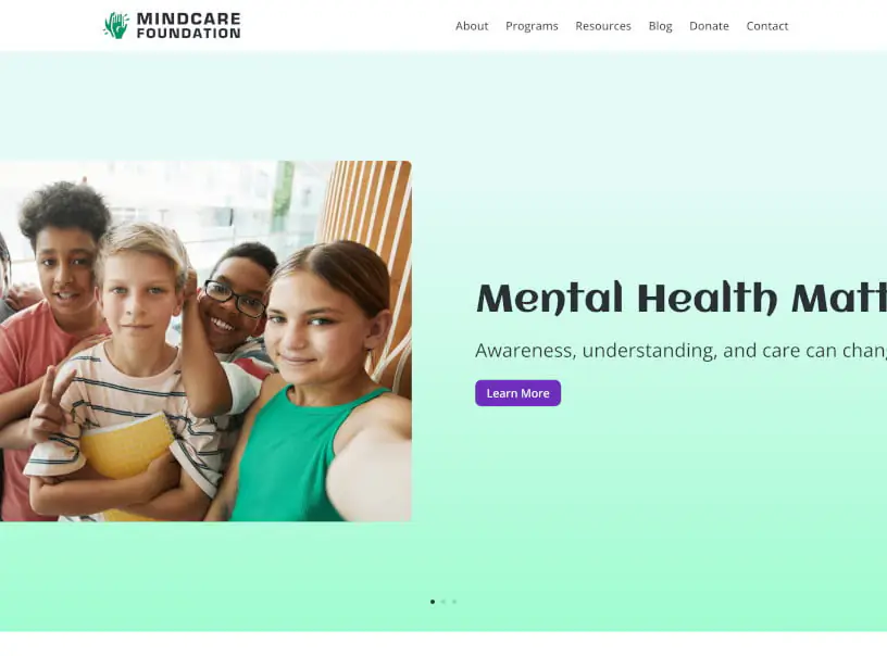 mindcare-foundation-screenshot