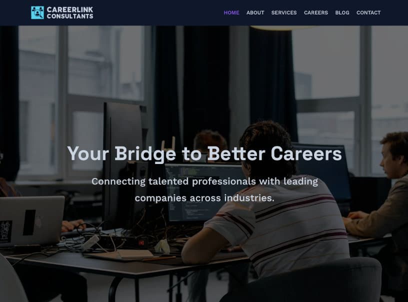 careerlinkconsultants-dark-screenshot